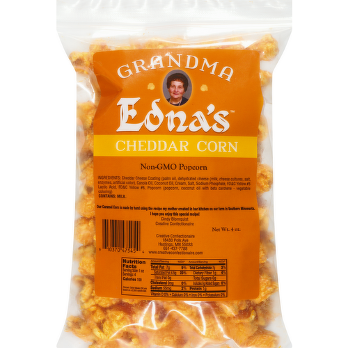 Grandma Edna's Cheddar Corn Popcorn