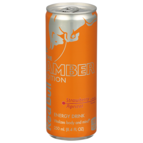 Red Bull Amber Edition Strawberry Apricot Energy Drink