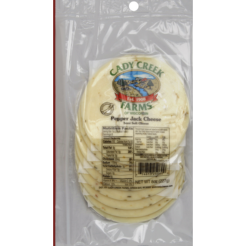 Cady Creek Farms Pepper Jack Cheese Slices