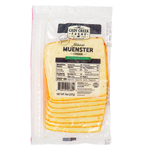 Cady Creek Farms Muenster Cheese Slices