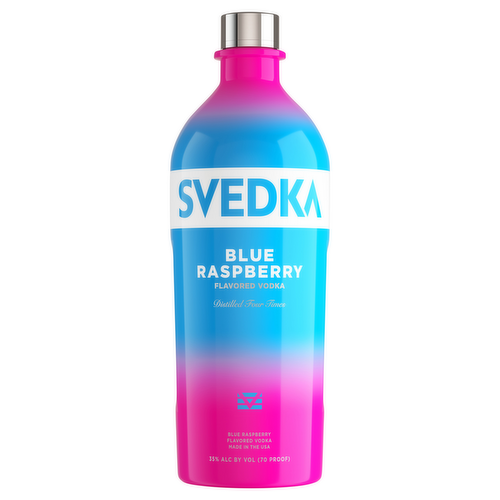 Svedka Blue Raspberry Flavored Vodka