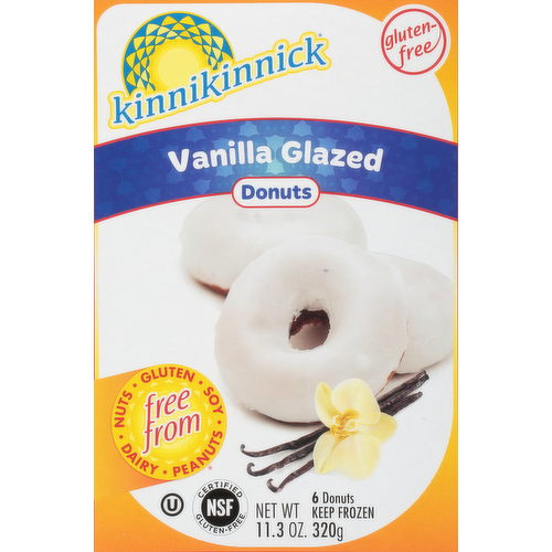 Kinnikinnick Gluten-Free Vanilla Glazed Donuts