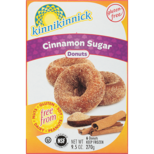 Kinnikinnick Gluten-Free Cinnamon Sugar Donuts