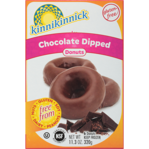 Kinnikinnick Gluten-Free Chocolate Dipped Donuts