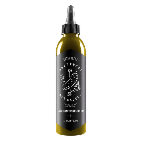 Heartbeat Hot Sauce Dill Pickle Serrano