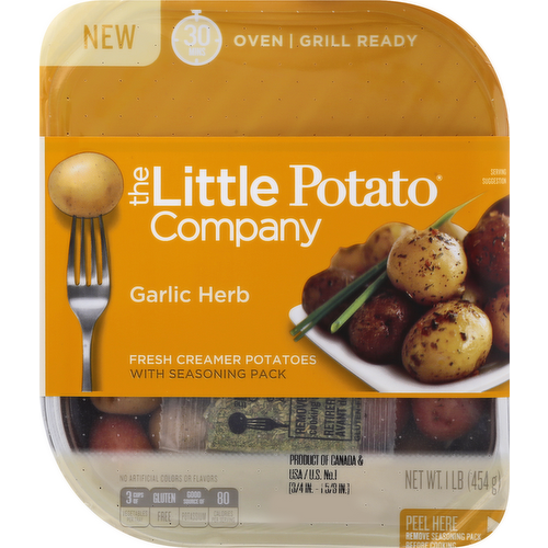 The Little Potato Co. A Little Garlic & Herb Fresh Potatoes with Seasoning Pack
