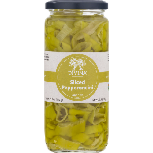 Divina Sliced Pepperoncini Peppers