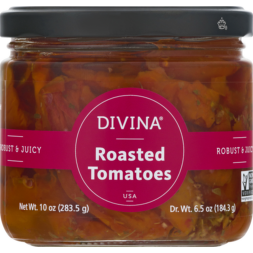 Divina Roasted Red Tomatoes Marinated in Garlic & Herbs