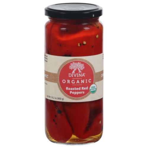 Divina Organic Fire Roasted Sweet Peppers