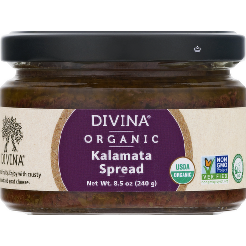 Divina Organic Kalamata Olive Spread