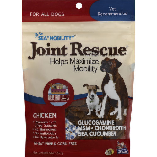 Ark Naturals Joint Resuce Sea Mobility Chicken Pet Jerky Treats