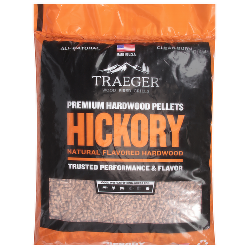 Traeger Hickory Premium Hardwood Pellets