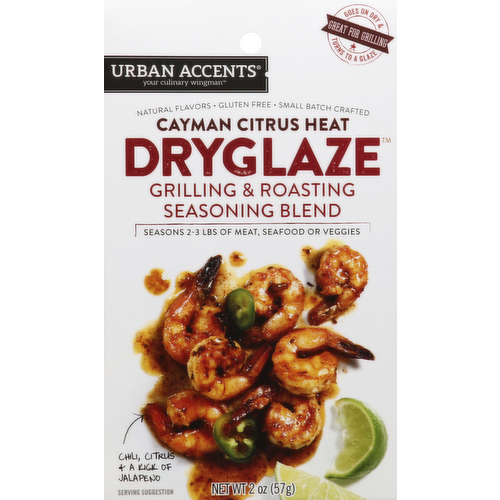 Urban Accents Cayman Citrus Heat Dry Glaze Dry Glaze Grilling & Roasting Seasoning Blend