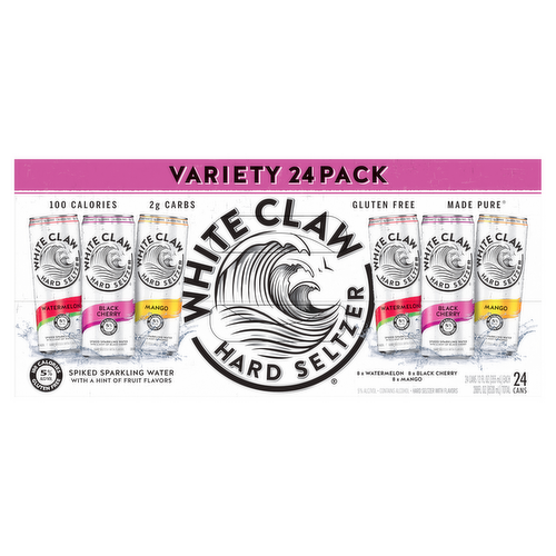 White Claw Hard Seltzer Variety Pack