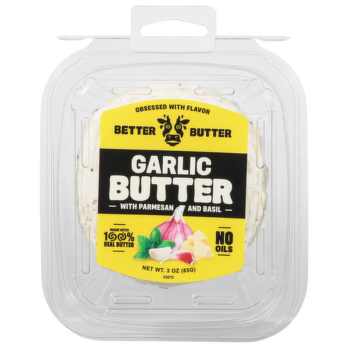 Better Butter Gourmet Garlic Butter with Parmesan & Basil