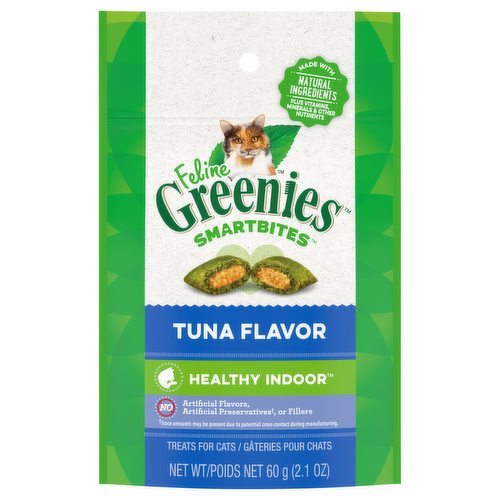 Greenies Feline Smartbites Healthy Indoor Tuna Flavor Cat Treats