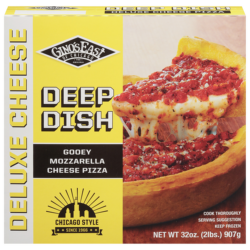 Gino's East of Chicago Authentic Chicago Deep Dish Cheese Pizza