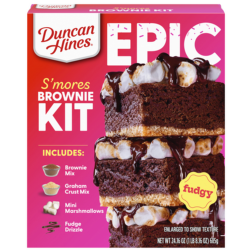 Duncan Hines Epic S'mores Brownie Kit