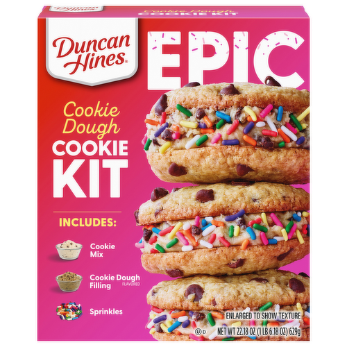 Duncan Hines Epic Cookie Dough Cookie Kit