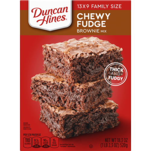 Duncan Hines Chewy Fudge Brownie Mix