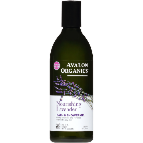 Avalon Organics Nourishing Lavender Bath & Shower Gel