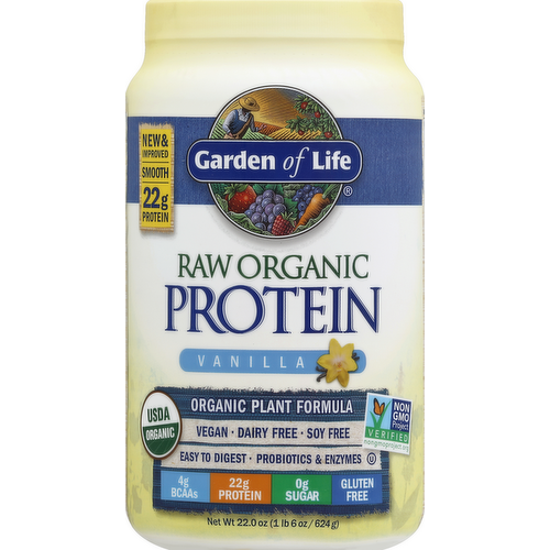 Garden of Life Raw Organic Vanilla Protein Powder