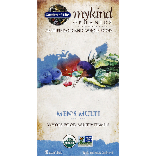 Garden of Life mykind Organics Men's Multi Tablets