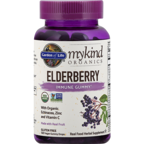 Garden of Life mykind Organics Elderberry Gummies