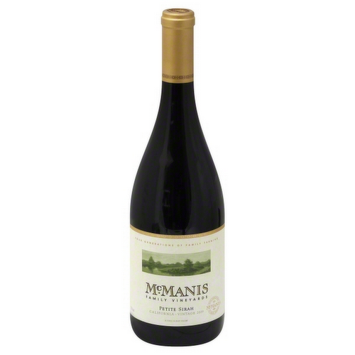 McManis Family Vineyard California Petite Syrah Wine