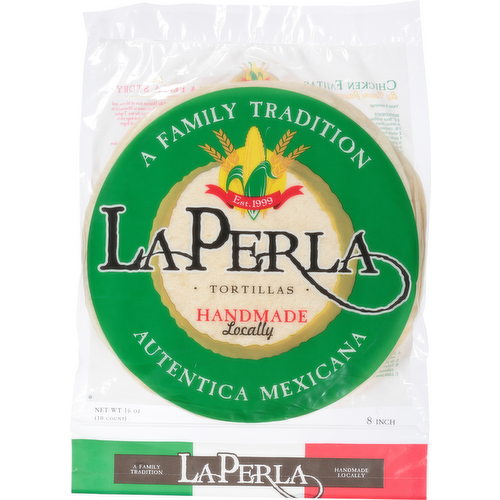 La Perla 8 Inch Fajita Tortillas