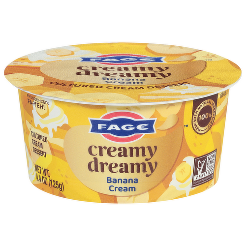 Fage Creamy Dreamy Banana Cream Cultured Cream Dessert