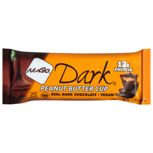 NuGo Dark Peanut Butter Cup Vegan Protein Bar