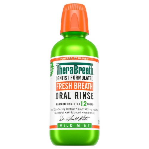 TheraBreath Fresh Breath Oral Rinse Mild Mint