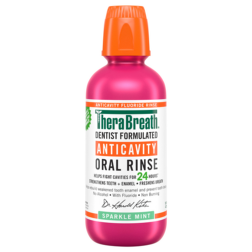 TheraBreath Healthy Smile Oral Rinse Sparkle Mint