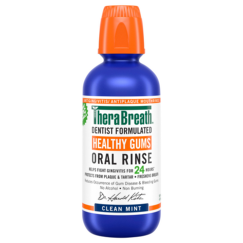 TheraBreath Healthy Gums Oral Rinse Clean Mint