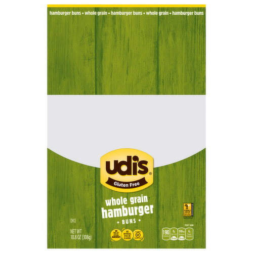 Udi's Gluten Free Whole Grain Hamburger Buns