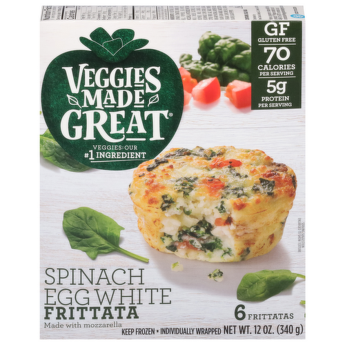 Veggies Made Great Spinach Egg White Frittatas