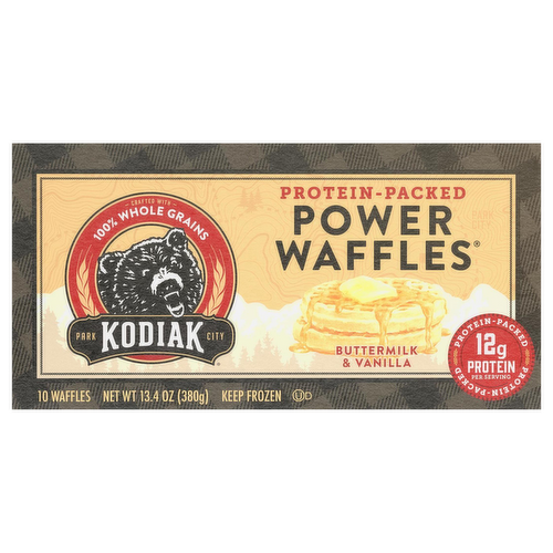 Kodiak Cakes Buttermilk & Vanilla Power Waffles