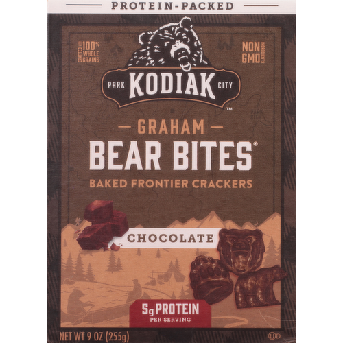 Kodiak Cakes Bear Bites Chocolate Graham Crackers