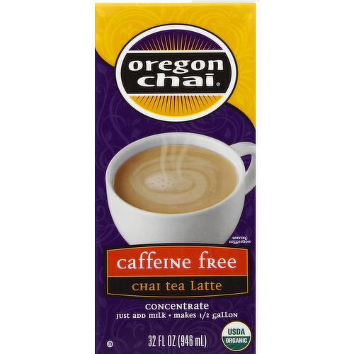 Oregon Chai Caffeine-Free Original Chai Tea Latte Concentrate