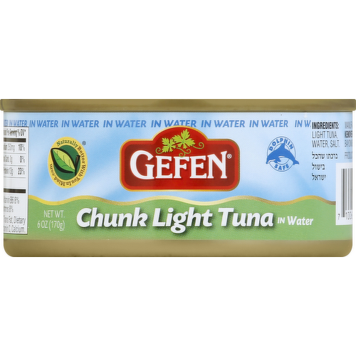 Gefen Chunk Light Tuna in Water - Kosher for Passover