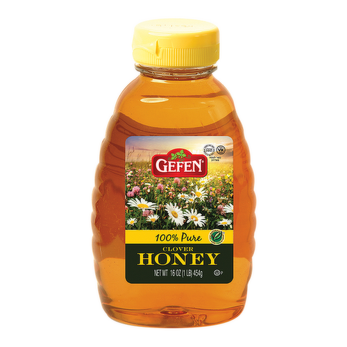 Gefen 100% Pure Clover Honey Squeeze Bottle - Kosher for Passover