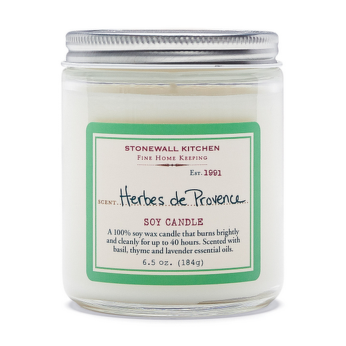 Stonewall Kitchen Herbes de Provence Soy Candle