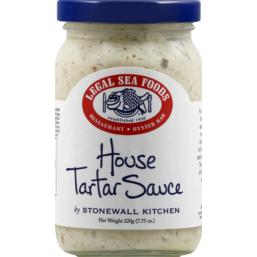 Legal Sea Foods By Stonewall Kitchen House Tartar Sauce