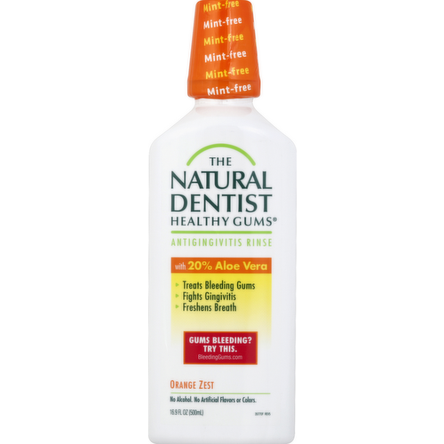 The Natural Dentist Healthy Gums Daily Oral Orange Zest Rinse