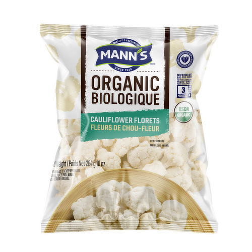 Mann's Organic Cauliflower Florets