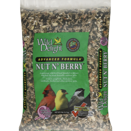 Wild Del Nut & Berry Bird Fd