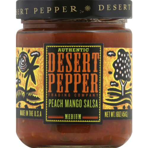 Desert Pepper Peach Mango Salsa