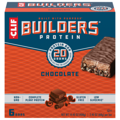 Clif Builders Chocolate Protein Bars