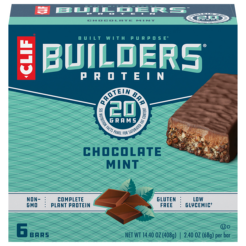 Clif Builders Chocolate Mint Protein Bars